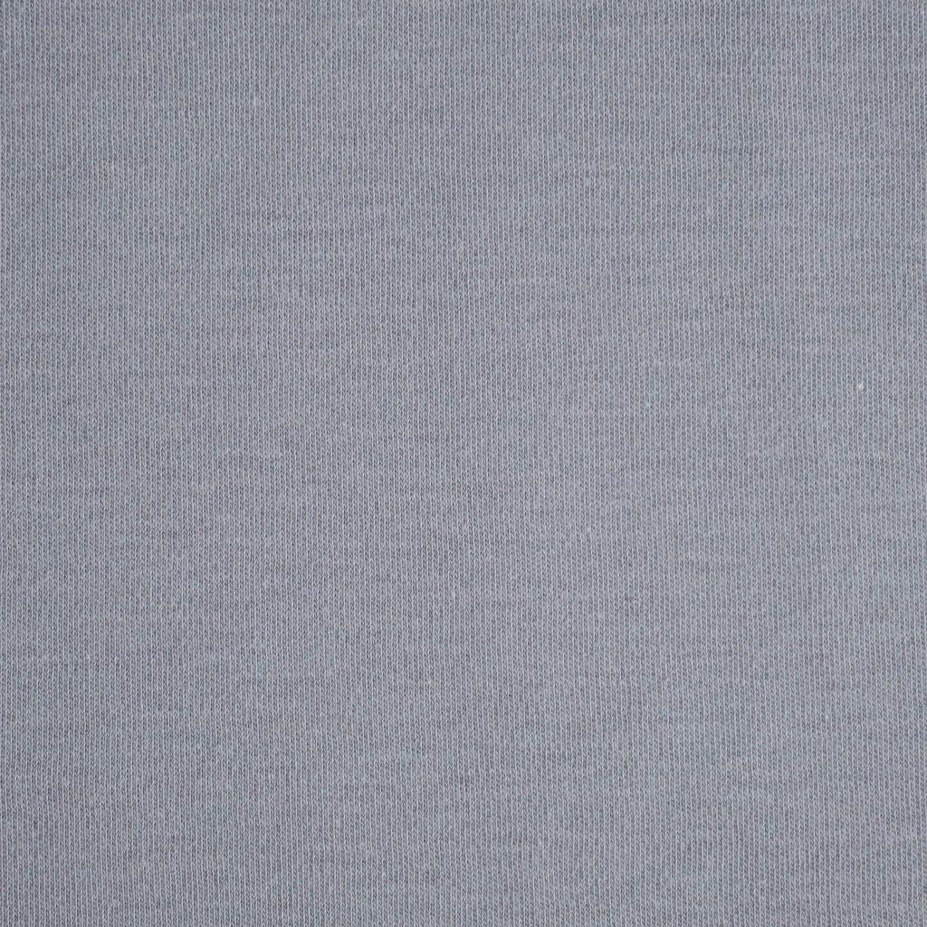 Interlock Jersey uni Baumwolle alloy grey hellgrau - Bio